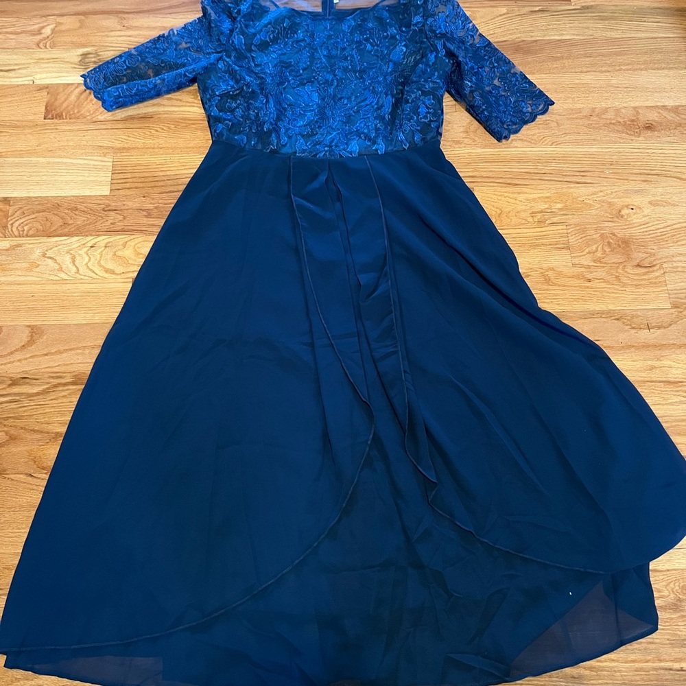 Elegant Navy Blue Dress
